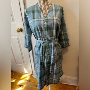 PLEETWAY TOGA button down nightshirt. 100% cotton